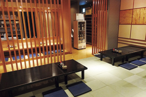 ▲10名・20名の個室に対応できます。
