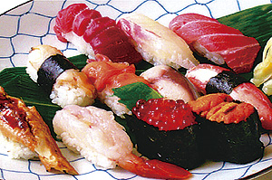 ▲季節の旬な食材を使った「にぎり四季」。