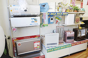 ▲冬物家電を大好評販売中!