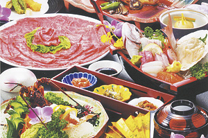 ▲新鮮なお魚をメインとした自慢のコース料理。